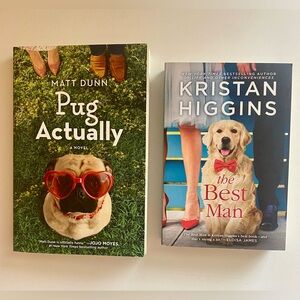 Book Bundle 2 Pug Actually & The Best Man Contemporary Romance Dogs Cute Funny